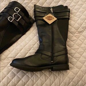 Harley-Davidson Black Combat Moto Boots